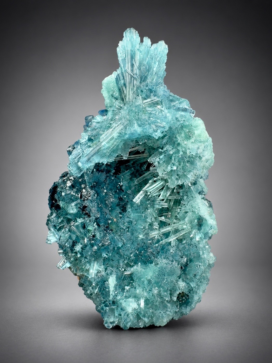 Natural Indicolite Tourmaline Crystal Cluster From Afghanistan