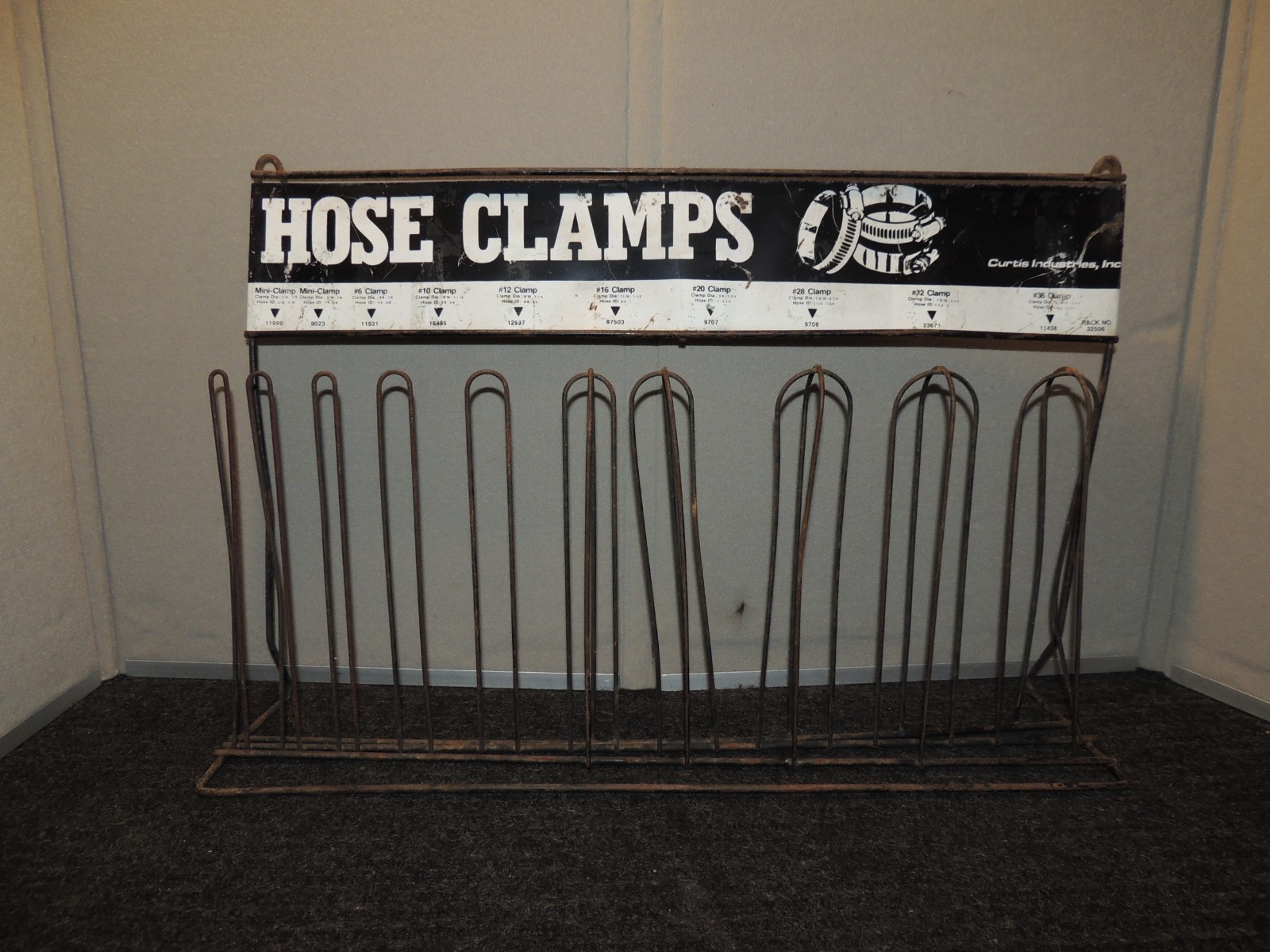Curtis Industries Hose Clamp Rack