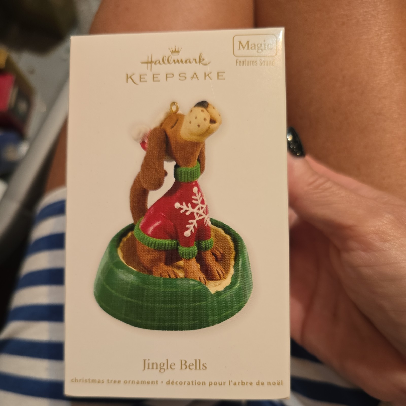 2012 Hallmark Jingle Bells Keepsake Ornament MAGIC Dog Barks the Song BRAND NEW