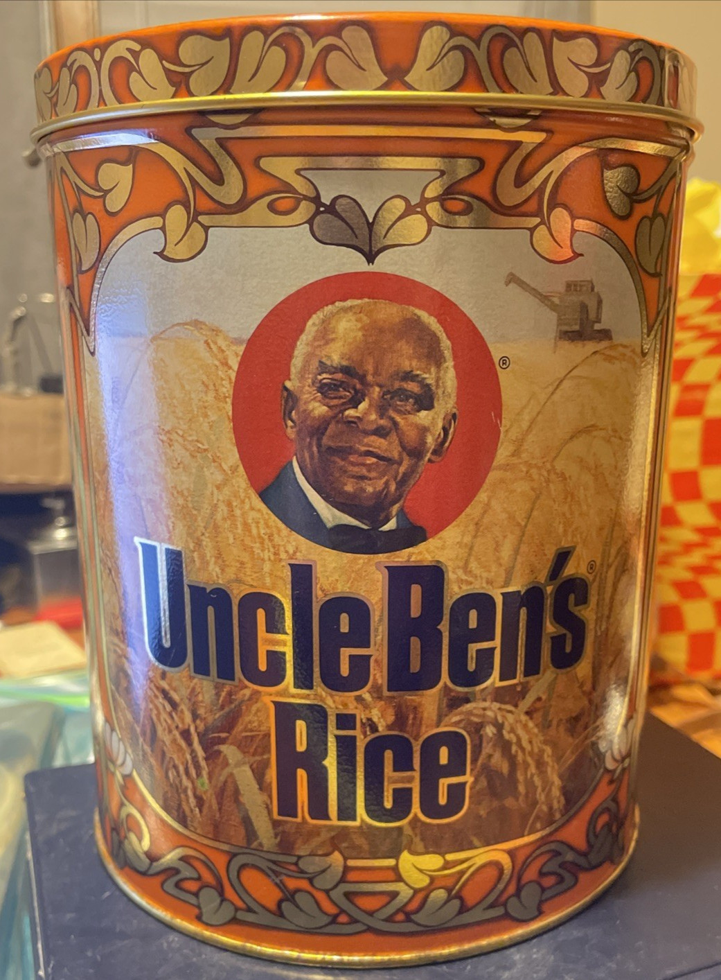 Uncle Ben's Rice Limited Edition 40th Anniversary Tin 1943-1983 Collectible Can