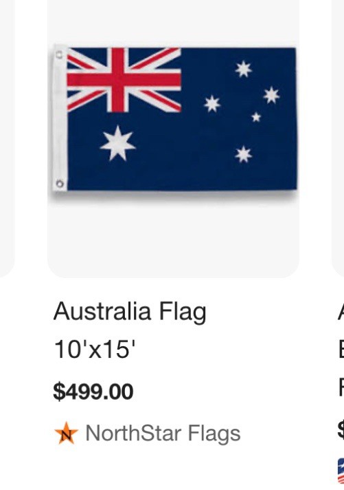 6x10 Nylon Australia Flag EXCELLENT WORKMANSHIP