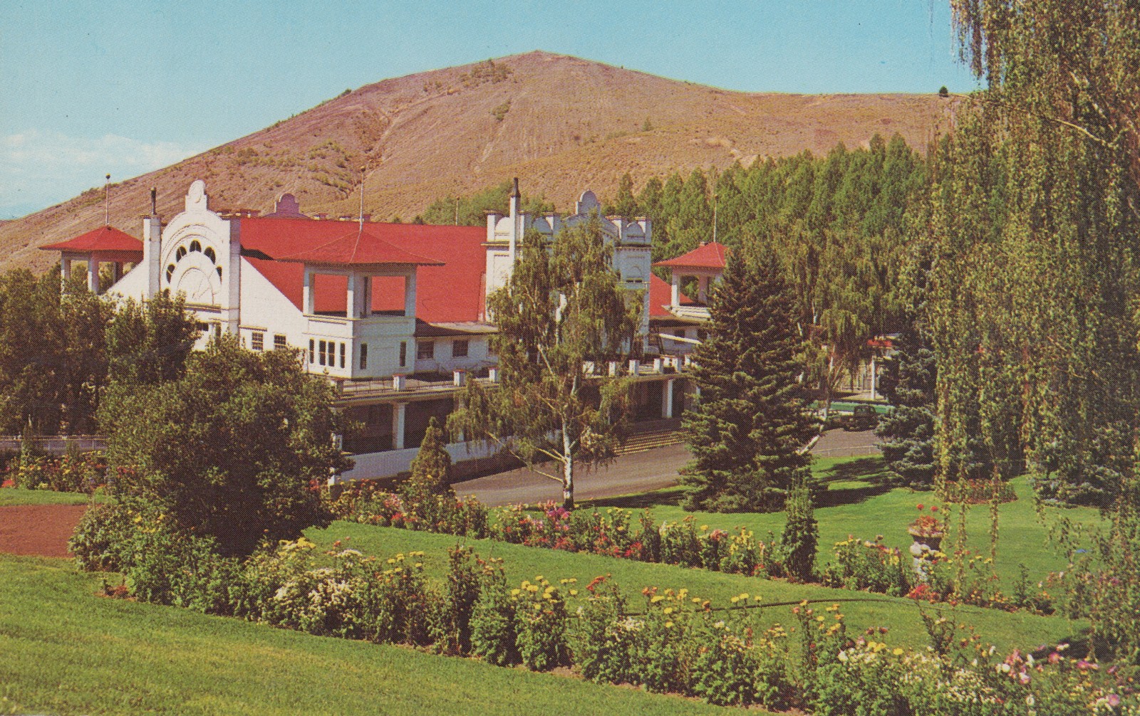 Columbia Gardens Butte Montana Postcard Dance Pavilion Anaconda Copper Mining