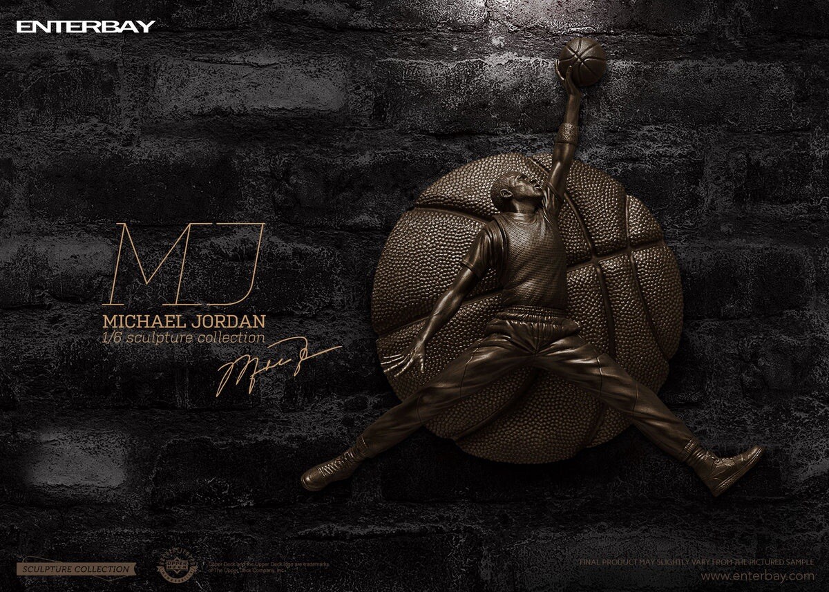 1/6 SCULPTURE COLLECTION MICHAEL JORDAN BRONZE LIMITED EDITION /2000 US Seller