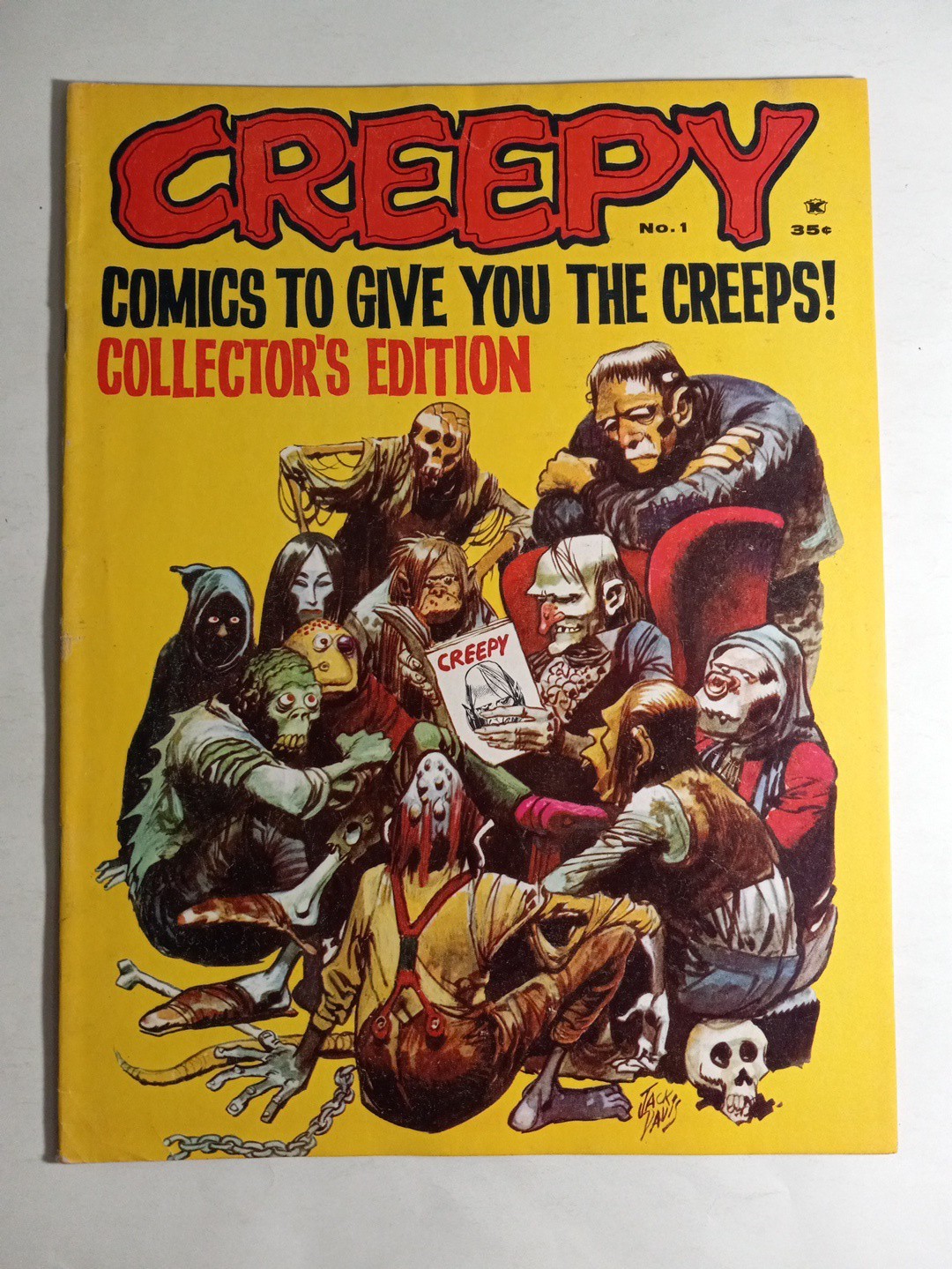 Creepy #1 Magazine 1st Appearance Uncle Creepy (1964) Frank Frazetta 