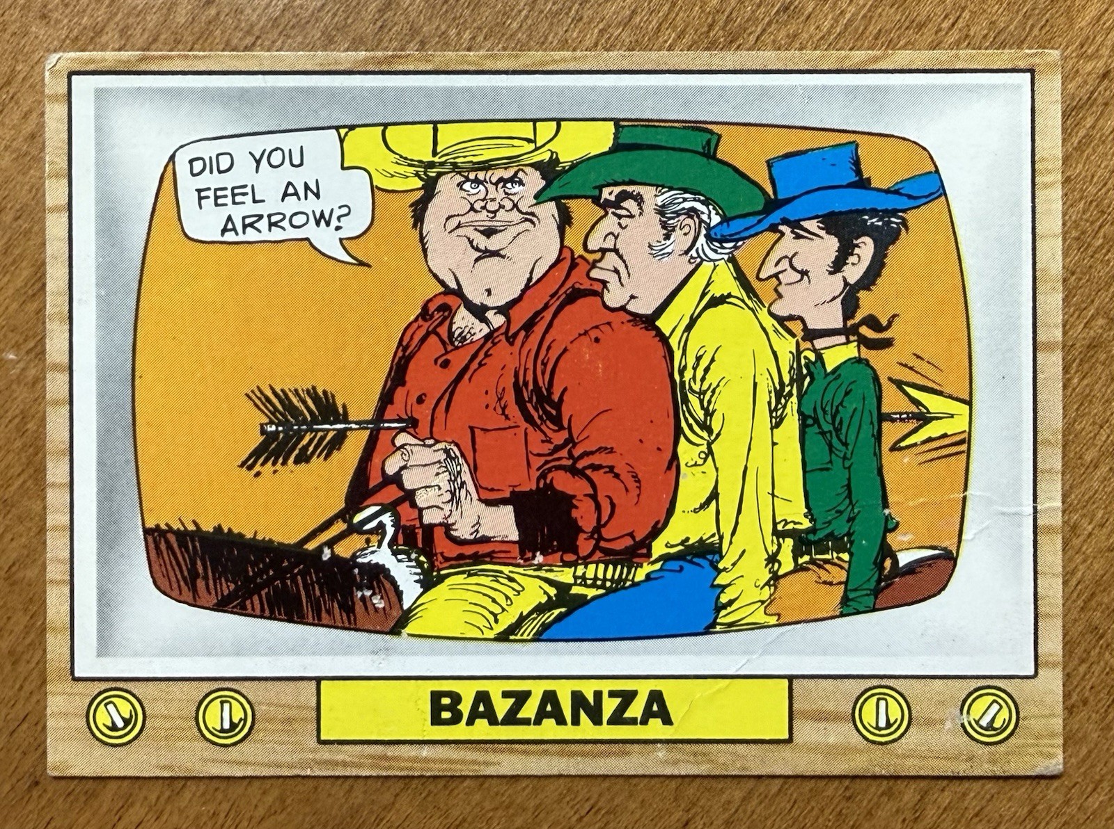 1968-69 Topps Crazy TV Bazanza, Rare, Centered, Crease, G/VG