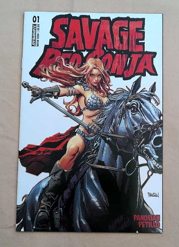 Savage Red Sonja #1 Dan Panosian variant cover Dynamite 2023