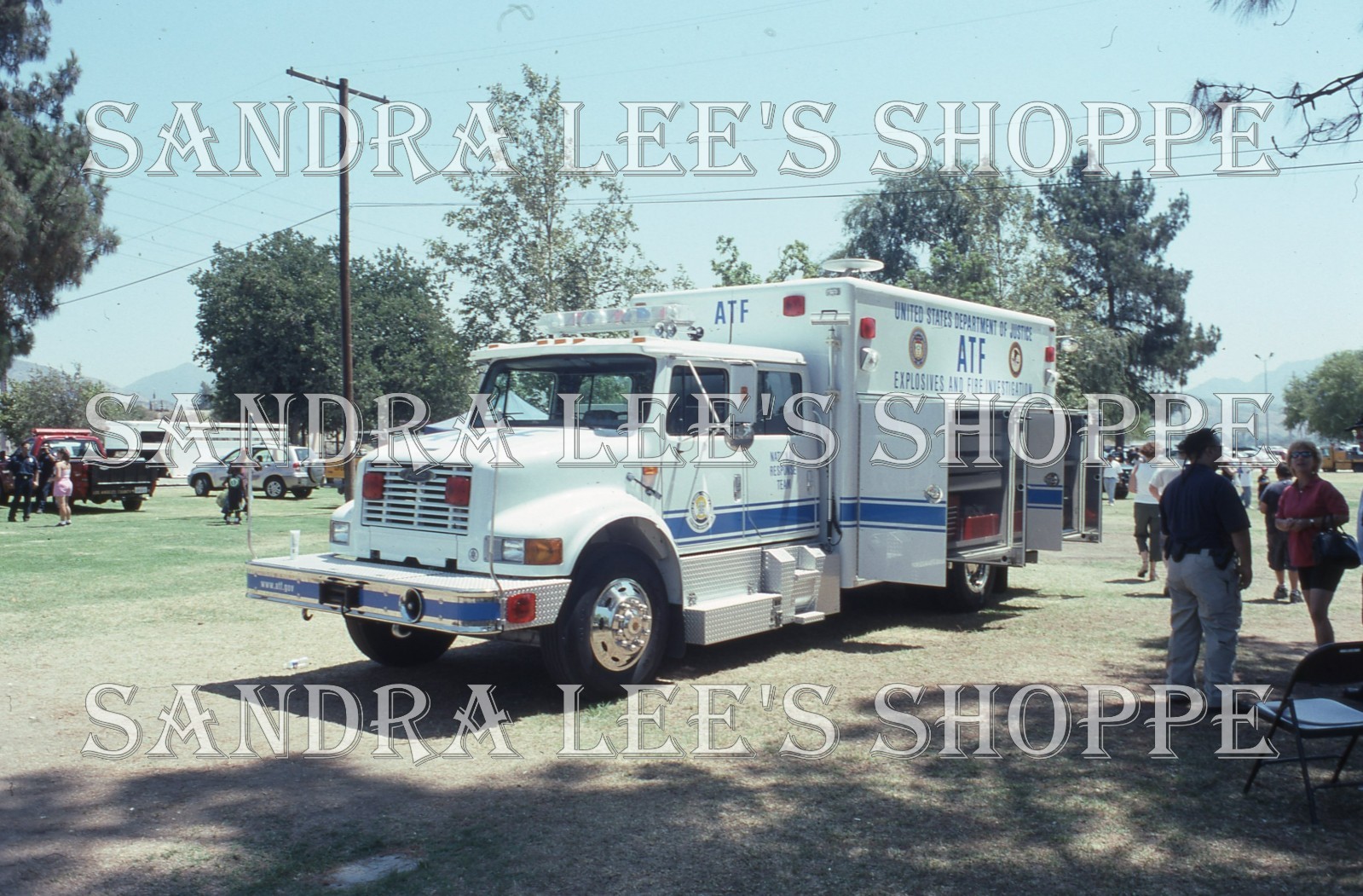 Rescue Apparatus Slide 2004 Hansen Dam USDOJ ATF Fire Investigation Truck #12321