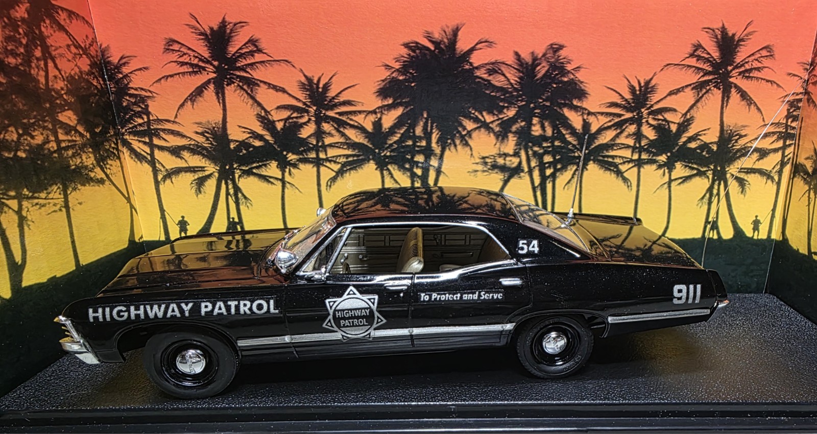 AMT 1967 Chevy Impala Supernatural SHERIFF ORIGINAL BUILT MODEL DETAILED SE 427