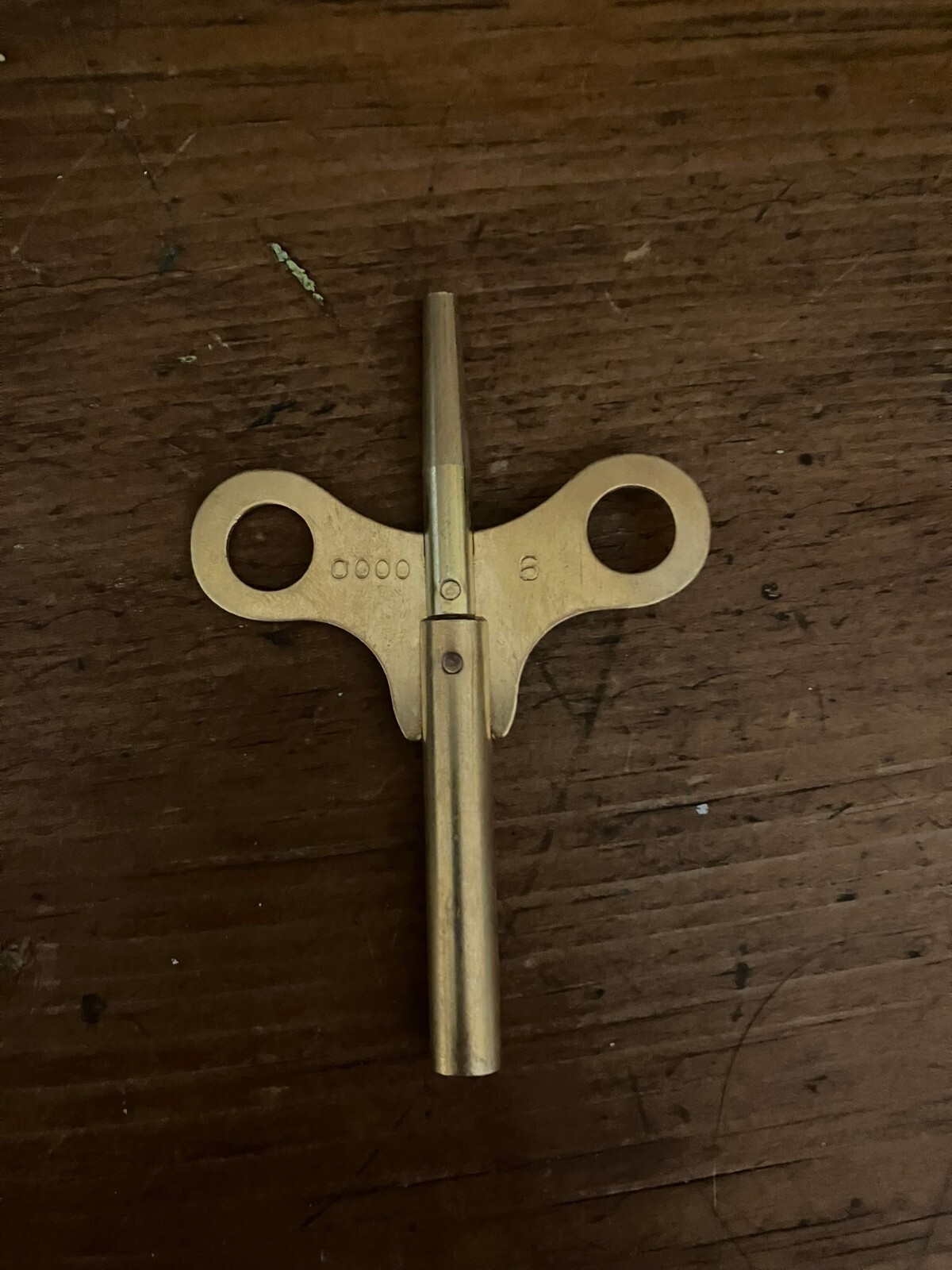 Seth Thomas Sonora Chime / Adamantine Replacement Double Ended Clock Key 6/0000