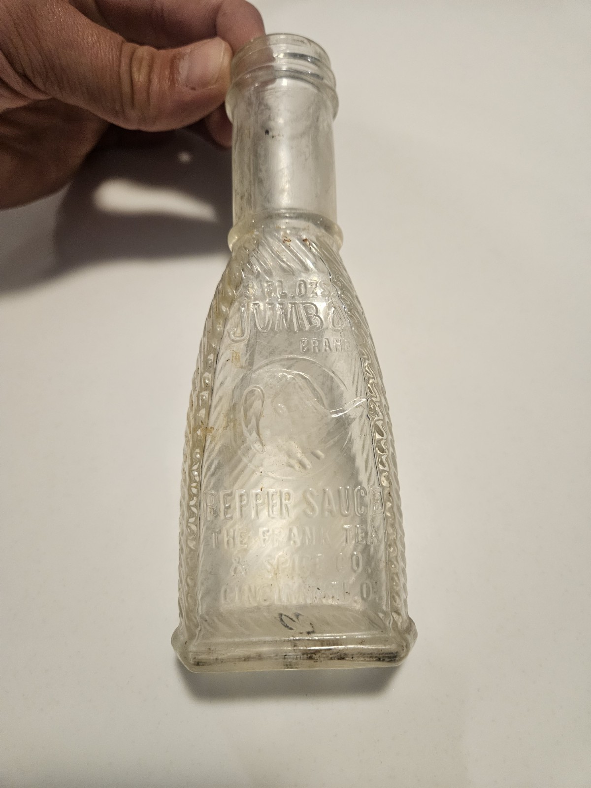 Vintage Frank Tea & Spice Co. Pepper Sauce Bottle