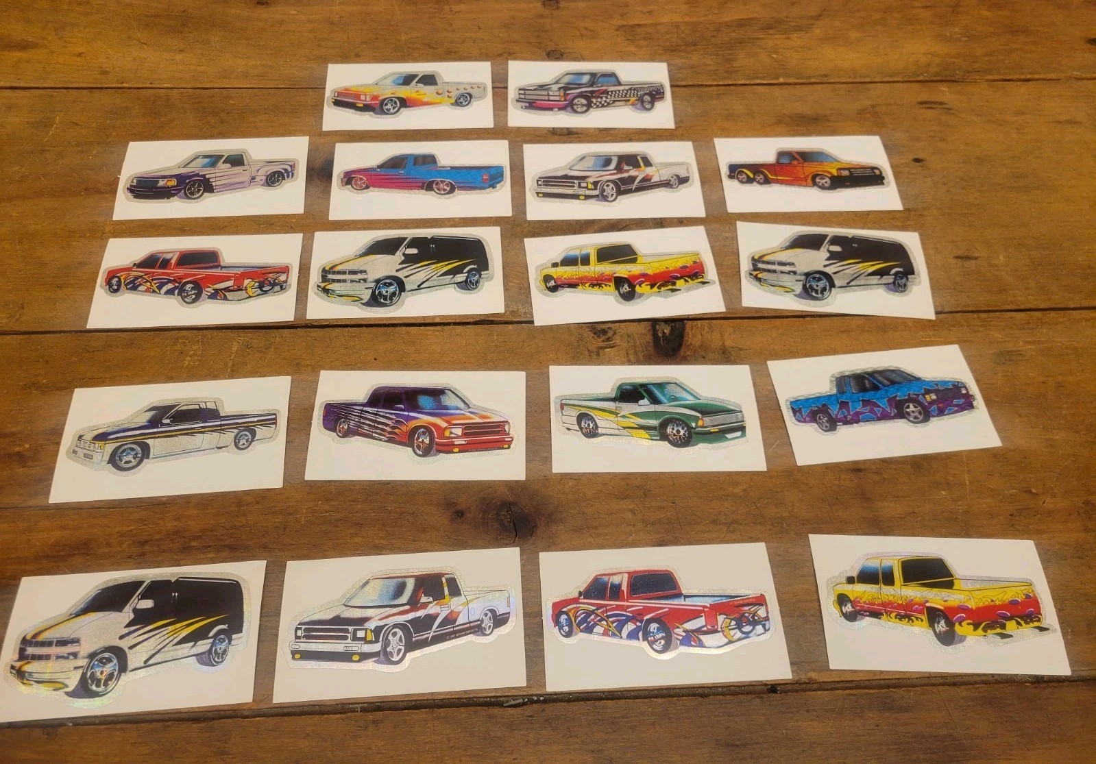 18 VTG Lowrider Rollin Prism Vending Machine Stickers 