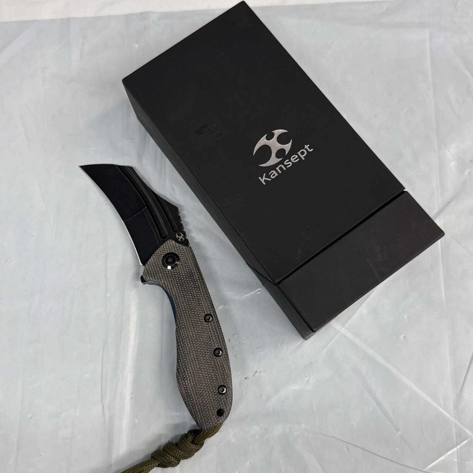 Kansept Knives KTC3 Liner Lock, Blk Micarta, 3