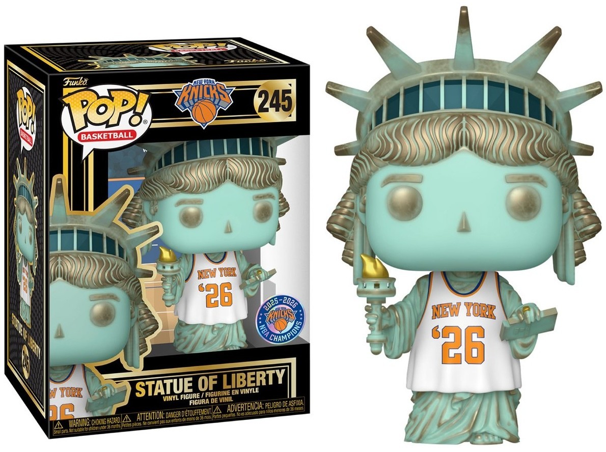 Funko Pop Statue of Liberty x New York Knicks #245 Exclusive +Protector PRESALE