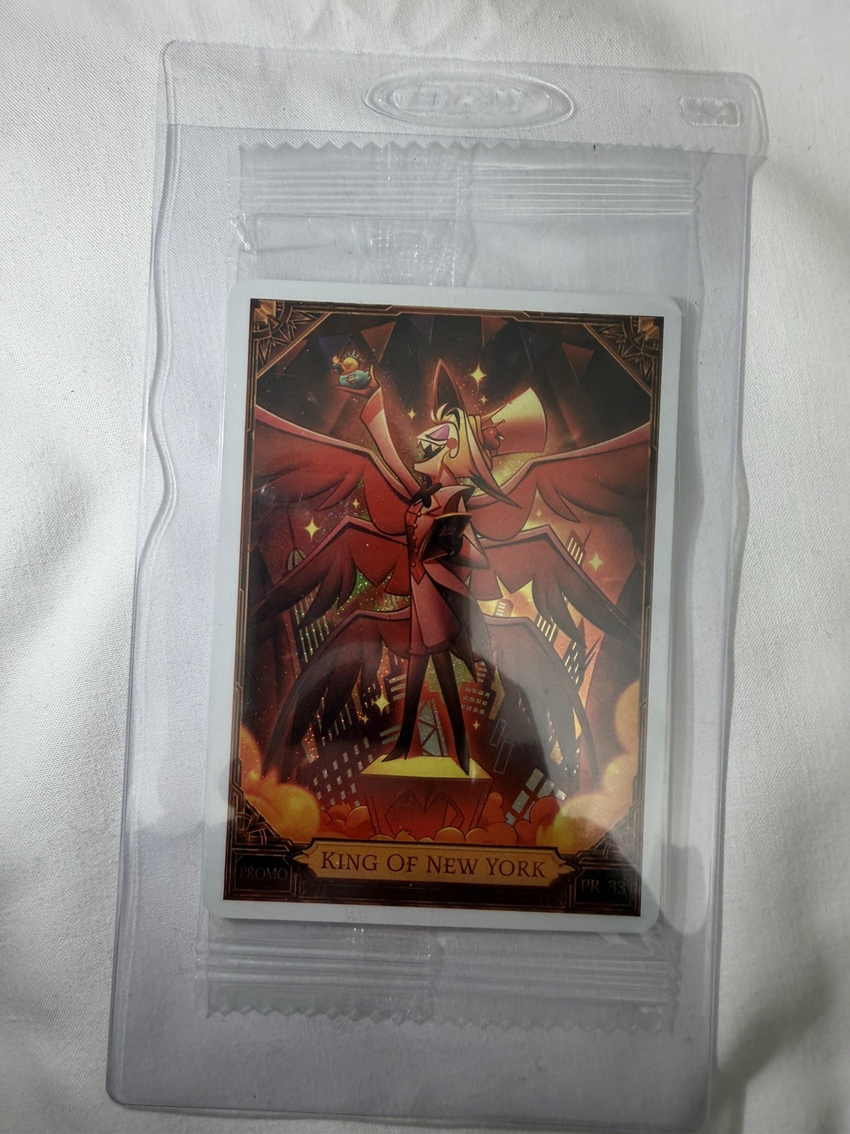 Hazbin Hotel Lucifer King of New York Comic Con Promo Card NYCC 2026 exclusive