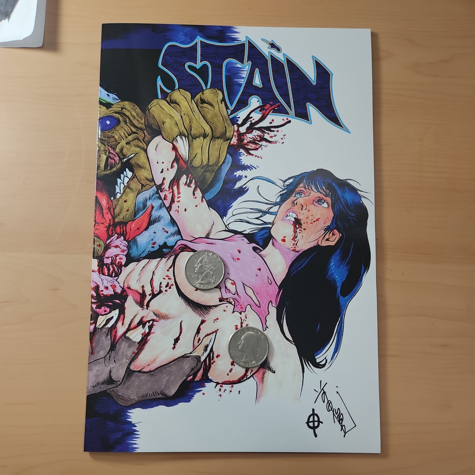 STAIN #001 (DIGITAL PHANTOM 2026) TOSHIO MAEDA 2ND. PRINT ADULT VARIANT NM /75