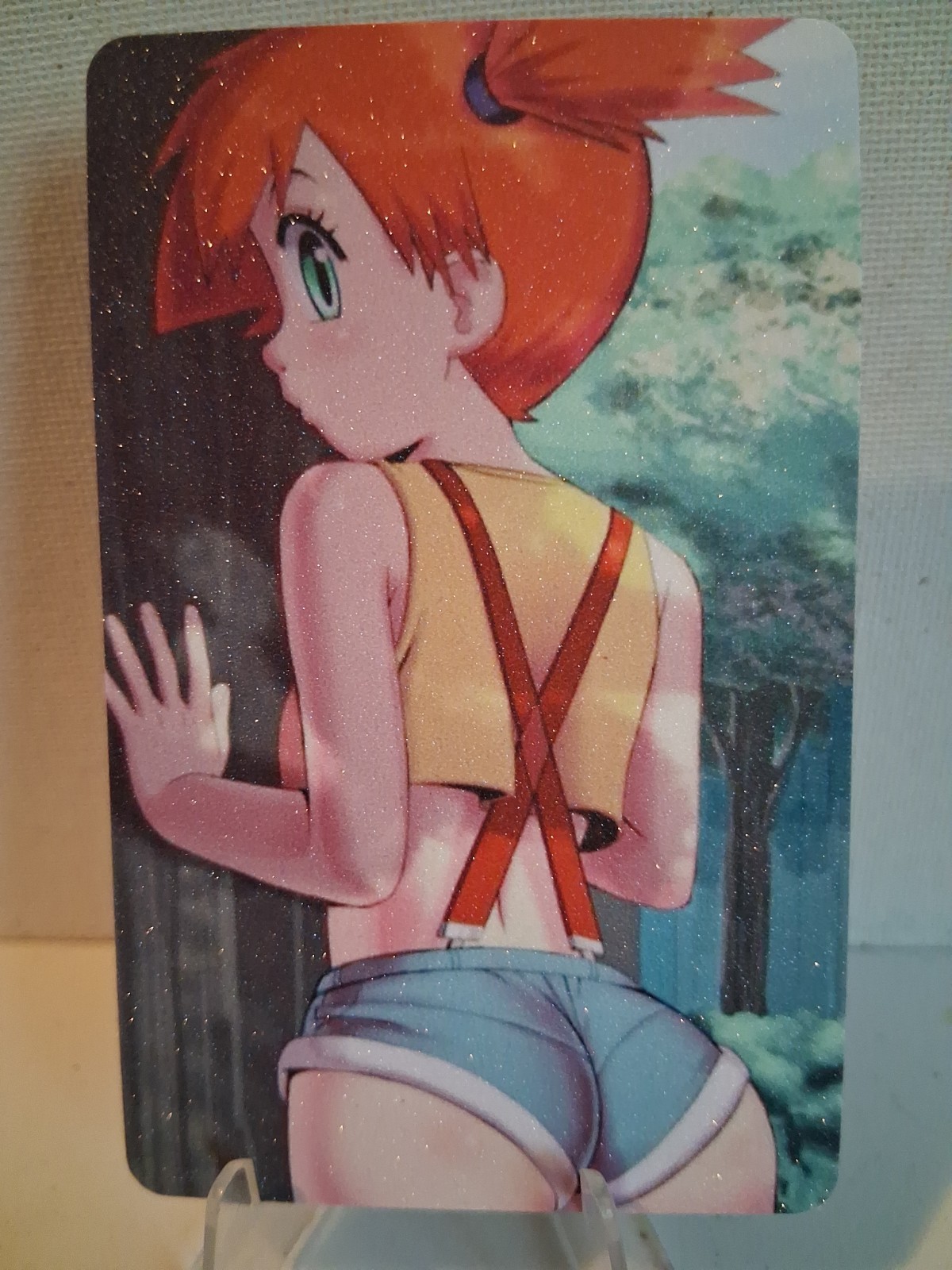 Misty Pokémon Glitter Anime Trading Card 