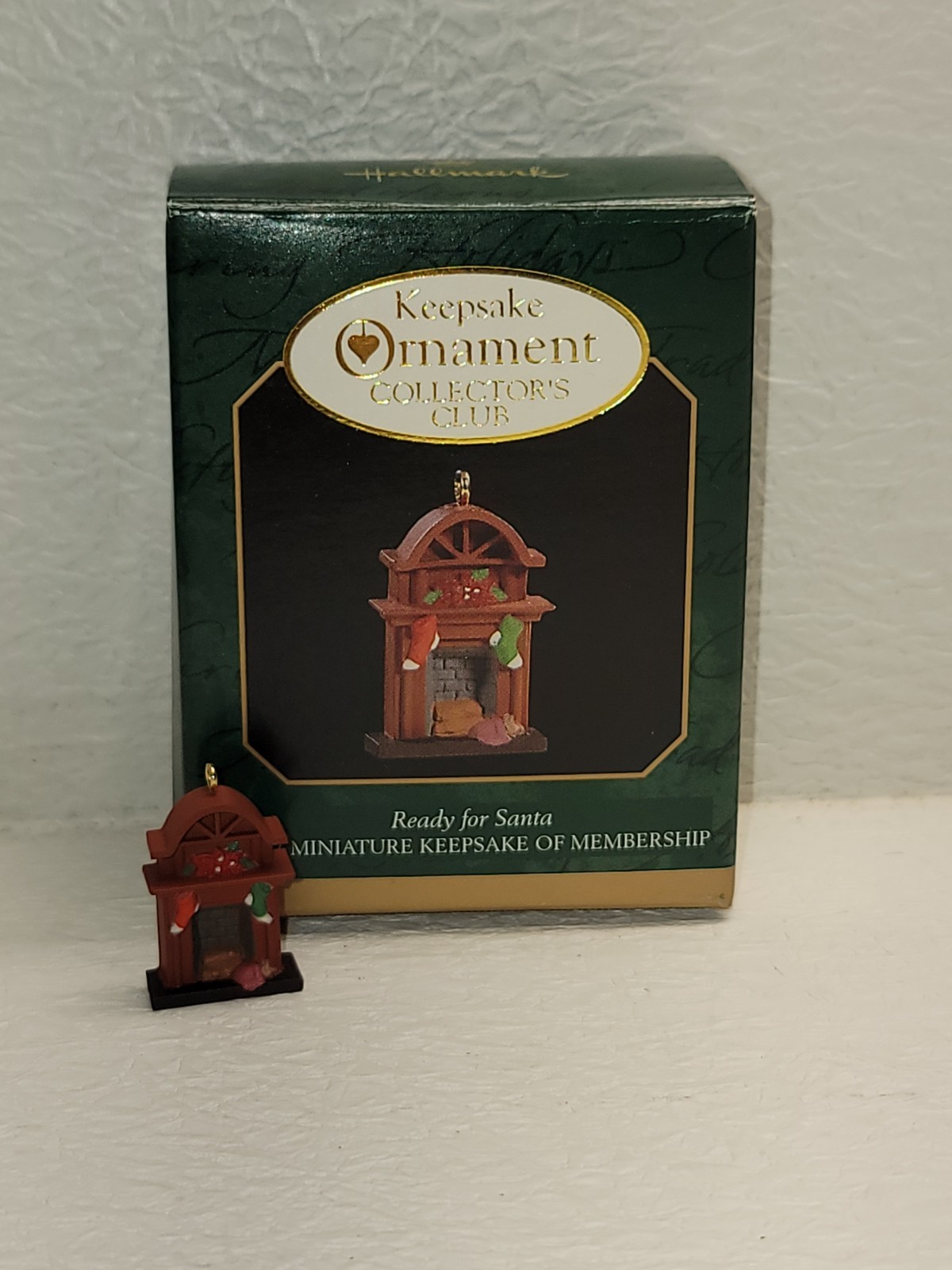 1997 Hallmark Ready for Santa KOC Club Miniature Keepsake Ornament QXC5142