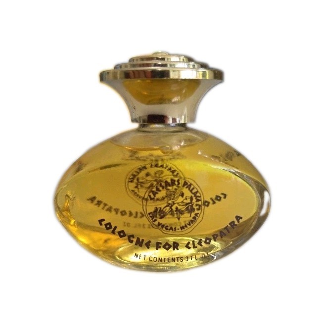 Rare Vtg 1960s Ceaser Palace Las Vegas Cologne For Cleopatra Glass Bottle 3Fl Oz