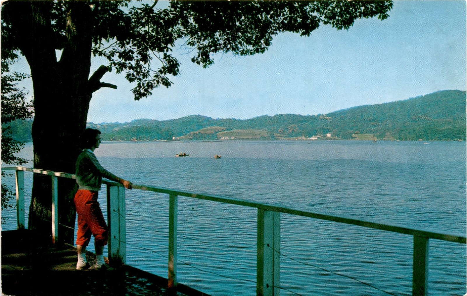 LAKE COSSAYUNA, NEW YORK, ALBANY, YMCA Camp, Everett Postcard