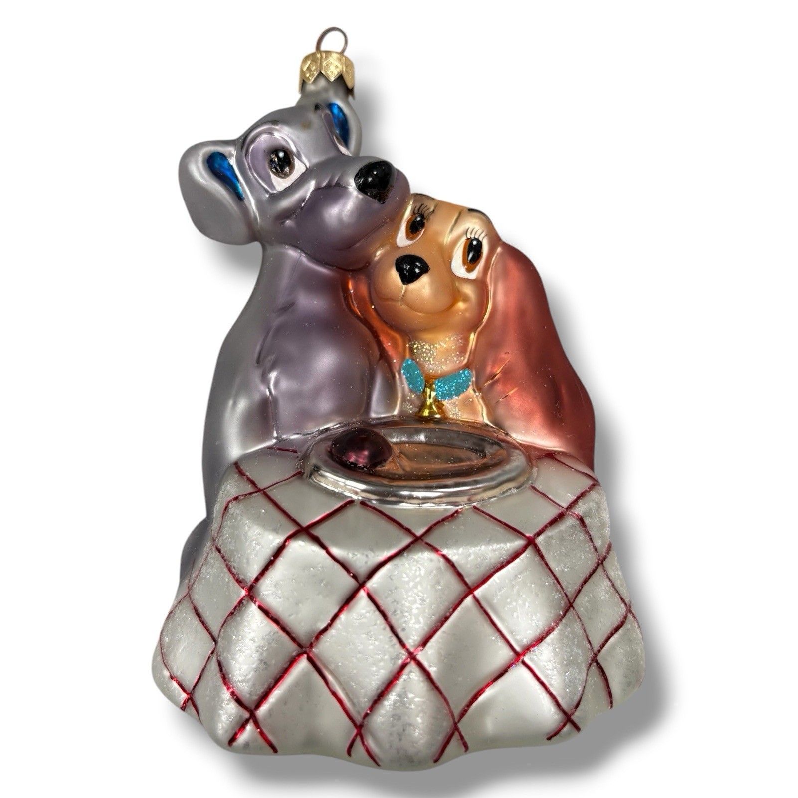 1998 Christopher Radko Disney Lady & Tramp Limited Edition #255/3500