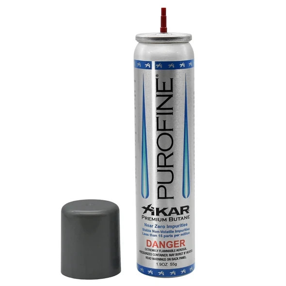 Xikar Purofine 1.9OZ Butane Fuel-Water resistant zipper & material.