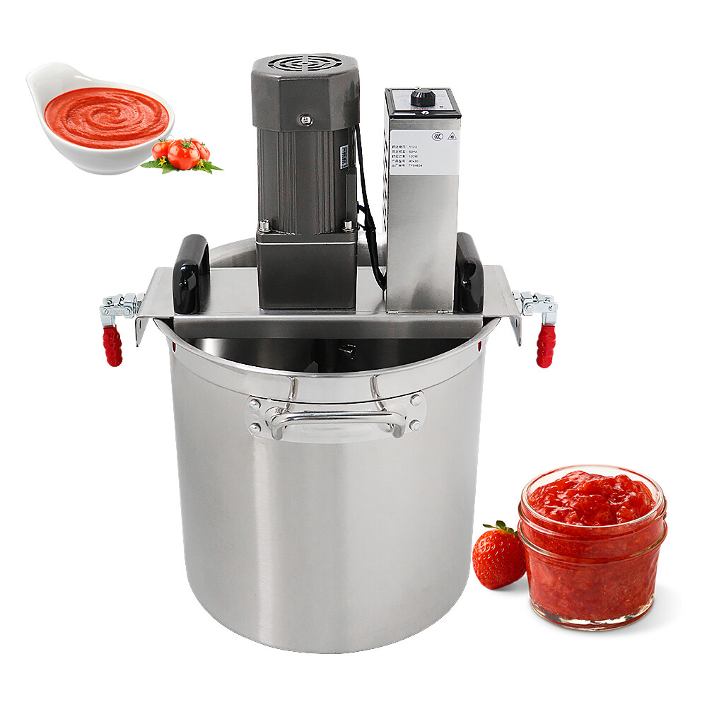 Commercial 25L Electric Stainless Steel Stir Fryer Hot Pot Food Mixer Machine