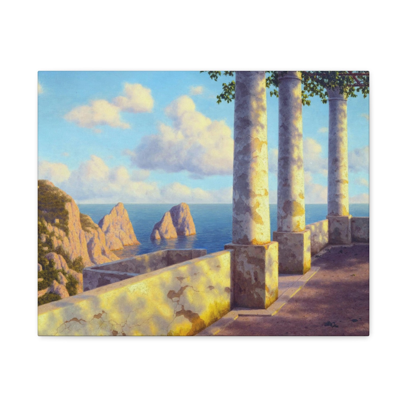 Ivan Fedorovich Choultse (1874-1939) Soir A Capri - Canvas Wall Art