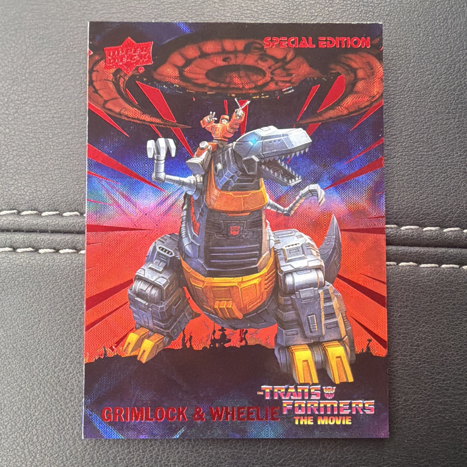 Upper Deck Transformers Grimlock & Wheelie Anniversary /1986