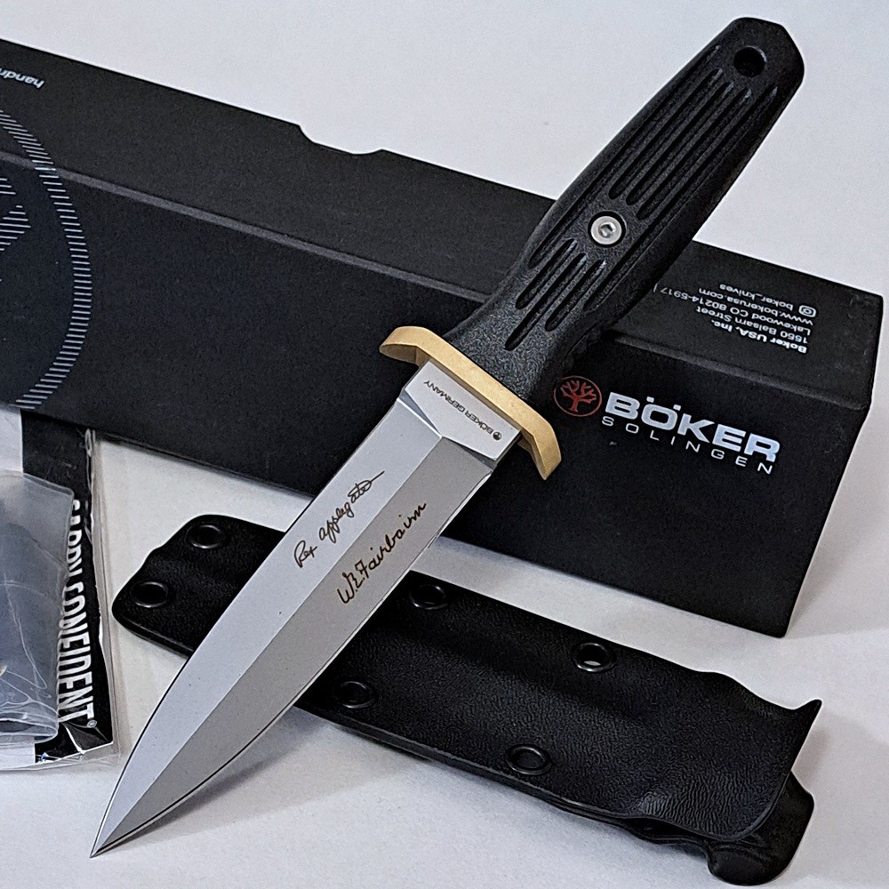 Boker Solingen 120546 Applegate Fairbairn Fixed Combat Boot Knife Tactical NEW