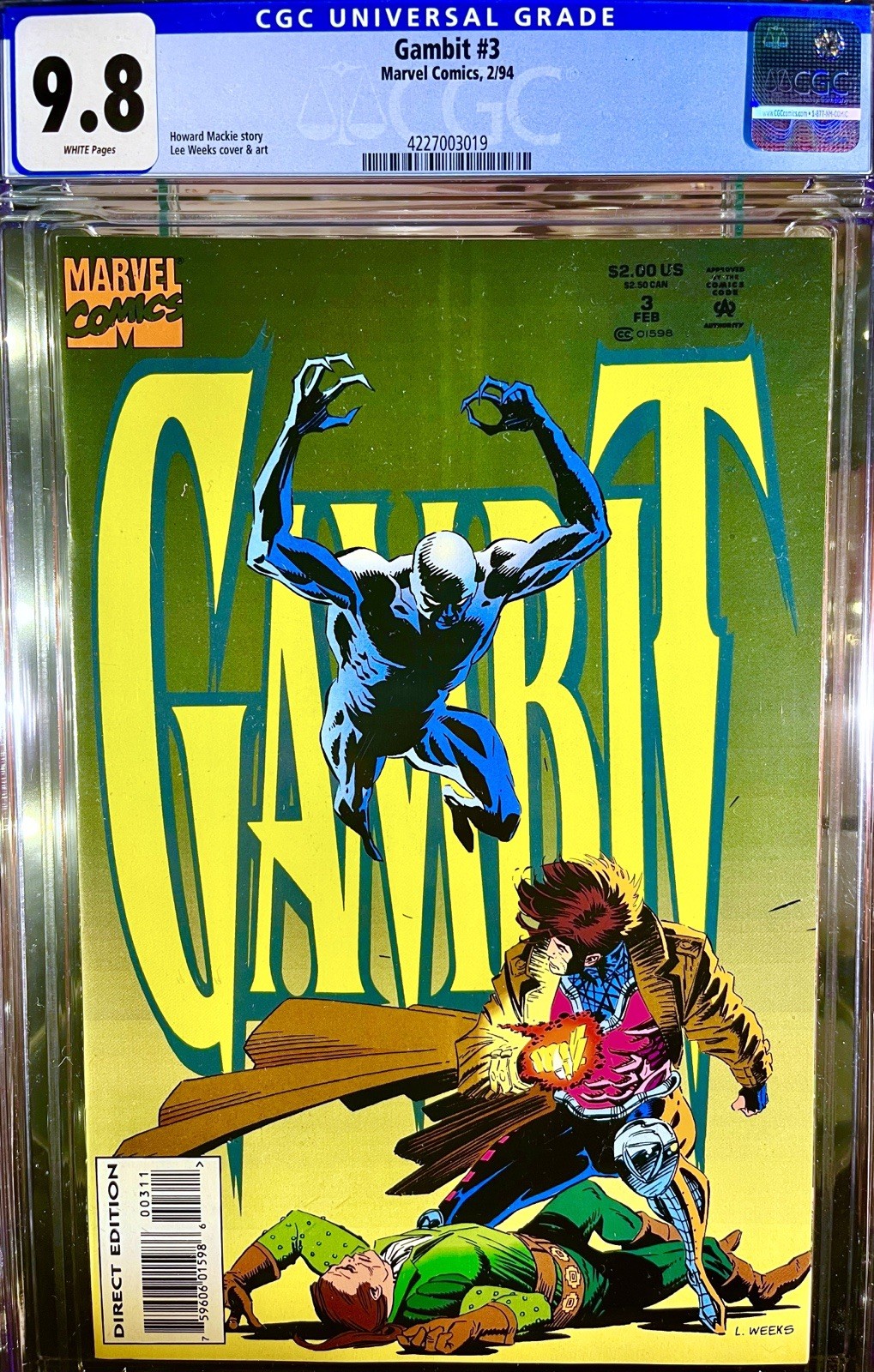 Gambit #3 CGC 9.8