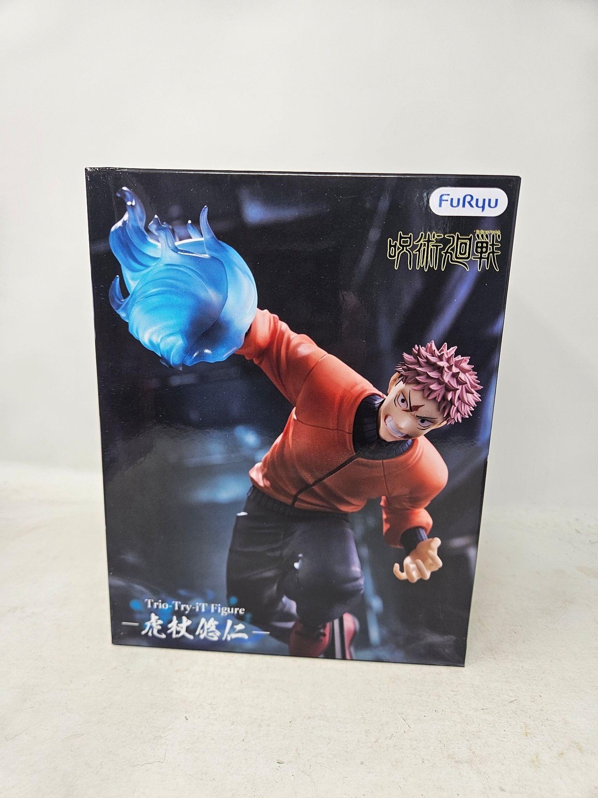 FuRyu Jujutsu Kaisen Trio-Try-iT Itadori Yuji Blue Anime PVC Figure New Boxed