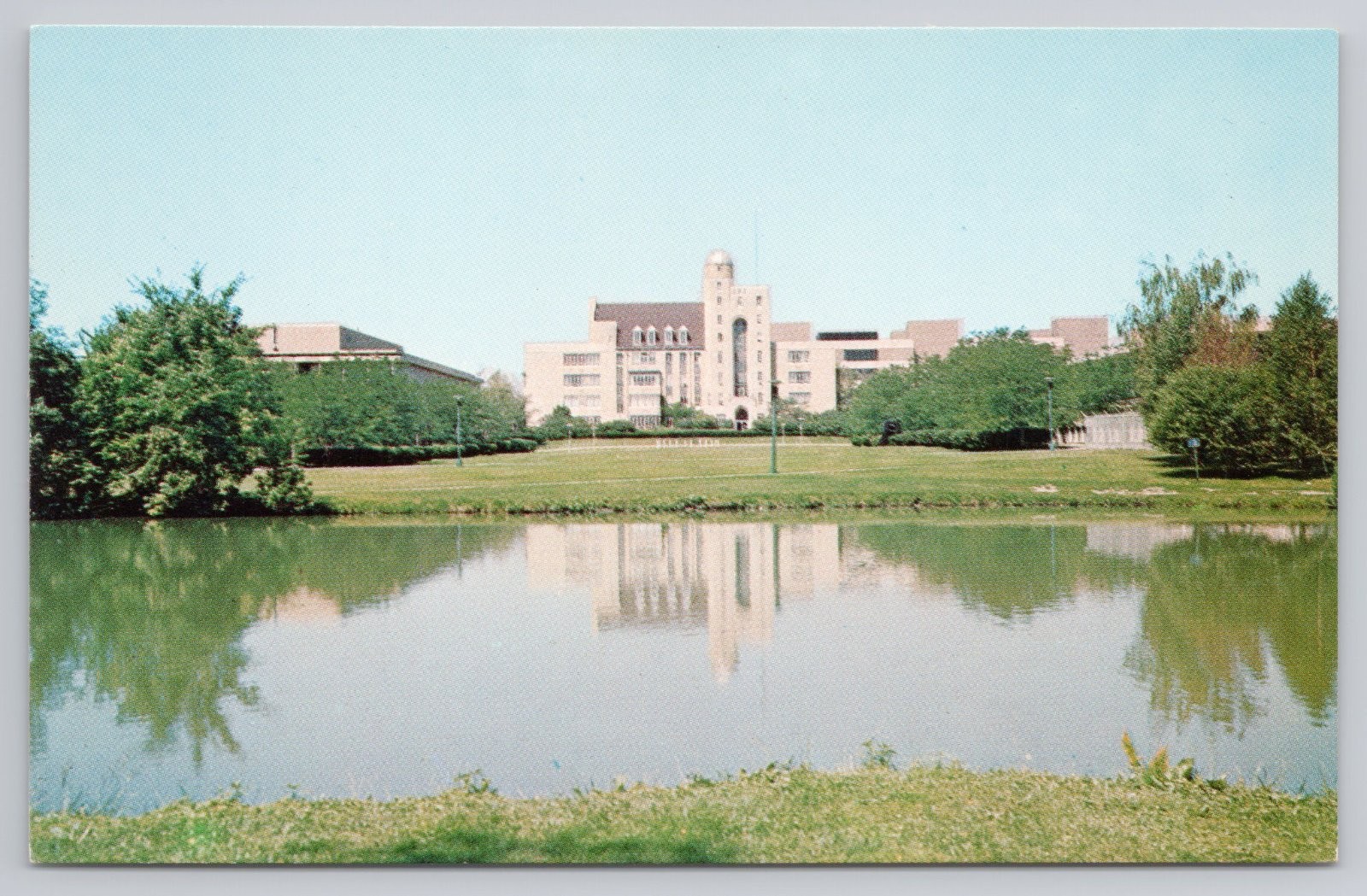 Postcard Davis Hall Northern University DeKalb Illinois