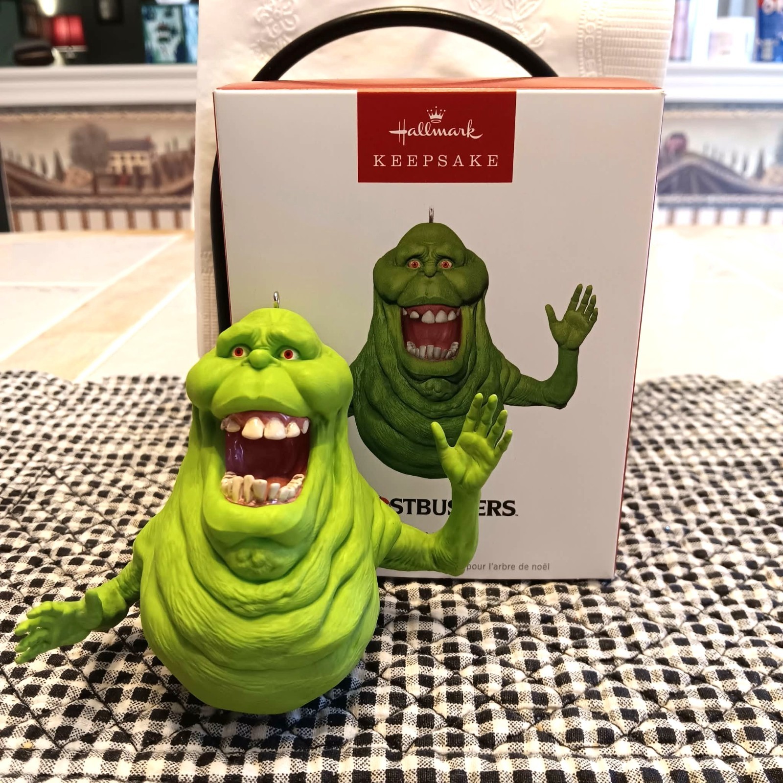 HALLMARK GHOSTBUSTERS SLIMER 2025 CHRISTMAS KEEPSAKE ORNAMENTS