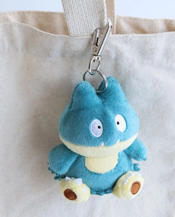 Pokemon Official Plush Doll Series : Munchlax 9cm Key Ring Chain Bag Charm Soft