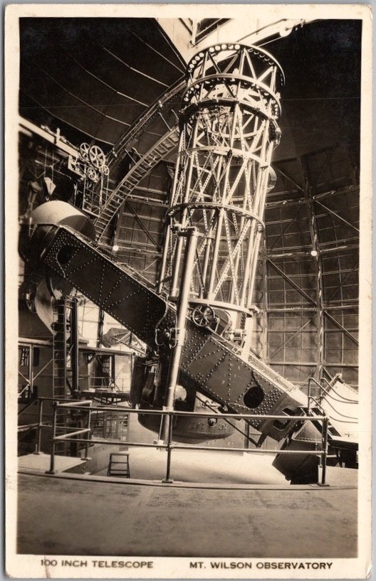 c1940s MOUNT WILSON OBSERVATORY Calif. RPPC Photo Postcard \