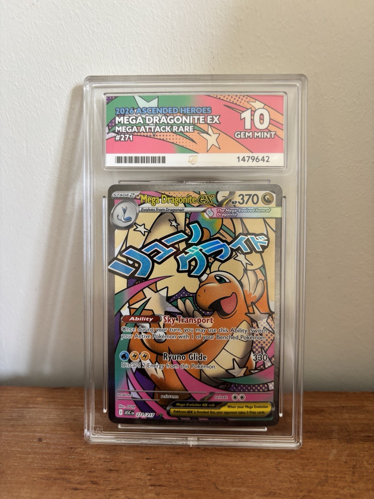 PERFECT SUBS Mega Dragonite ex 271/217 Ace 10 gem mint Ascended Heroes