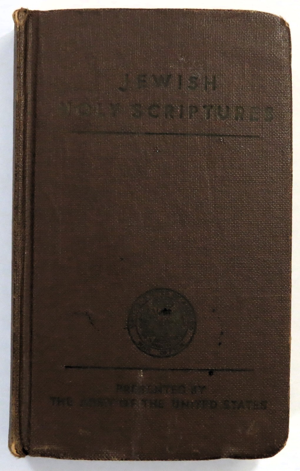 Jewish Holy Scriptures Army of the United States WWII 1942 Judaic Book
