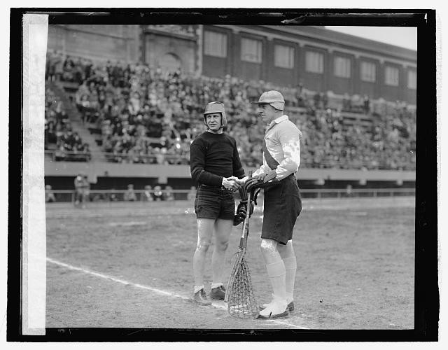 Photo:Oxford Cambridge Faber University of Maryland Lacrosse 1926