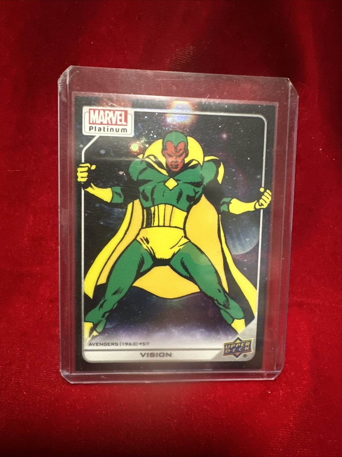2022 Marvel Platinum /  Vision / Card 167/ Cosmic 19/25