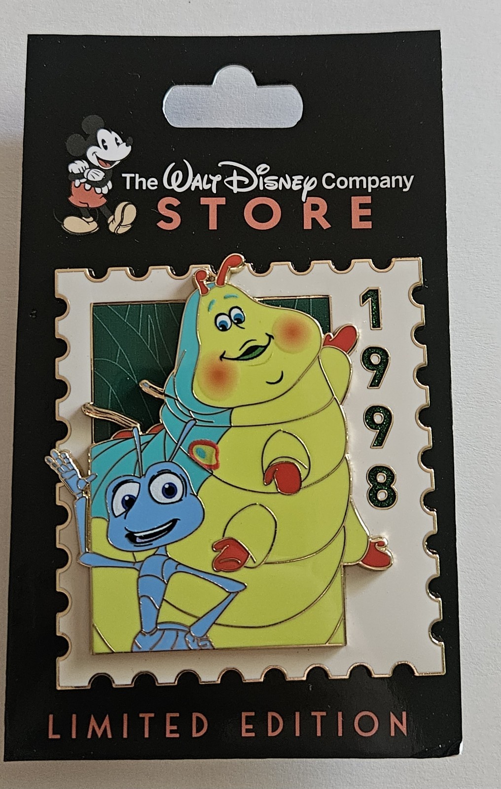D23 TWDCS Walt Disney Company Store Pixar A Bugs Life Stamp Pin Heimlich Flik 