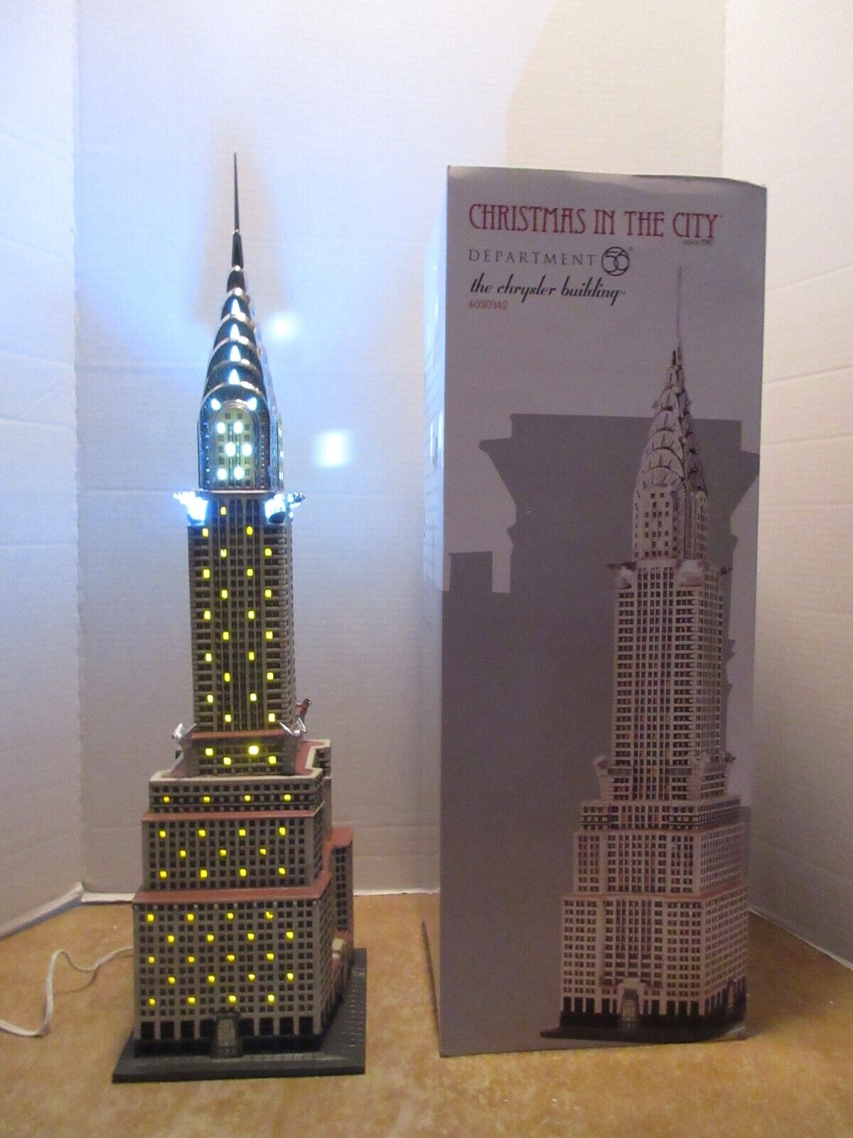 Dept. 56 Christmas In The City 2013 The Chrysler Building #4030342 Excellent