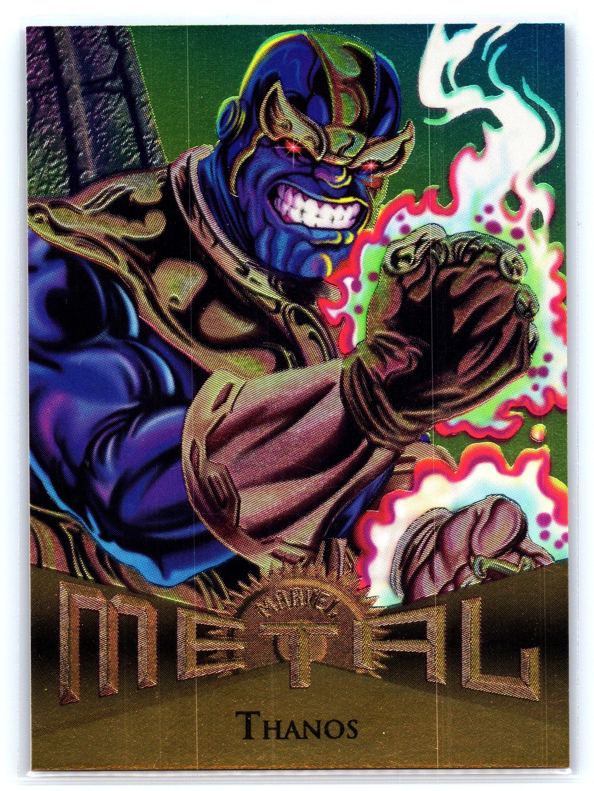 1995 Metal Marvel #19 Thanos