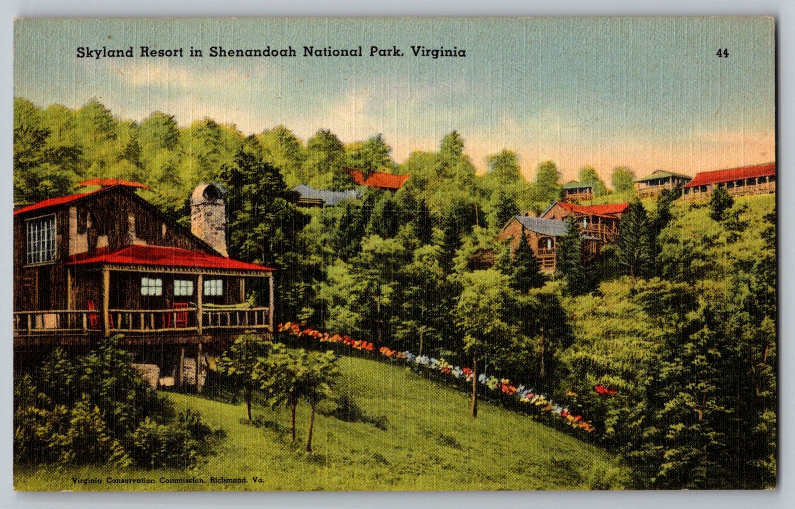 Postcard - Skyland Resort In Shenandoah National Park, Virginia