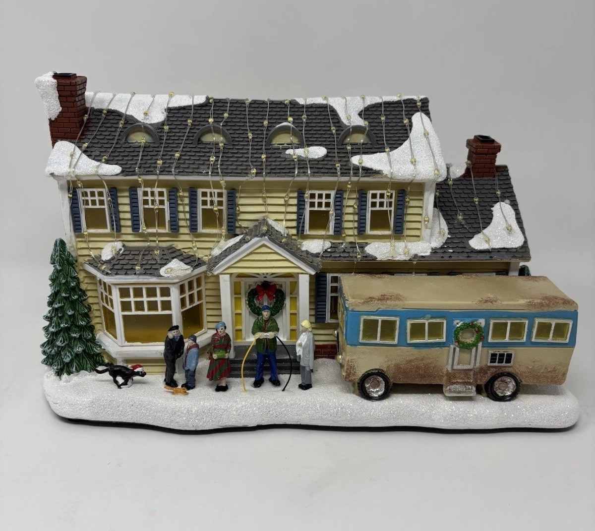 NEW Warner Brothers Griswold Christmas Vacation Lighted Ceramic House SHIPS FAST
