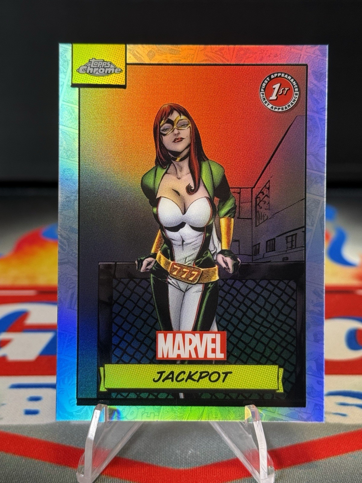 2024 Topps Chrome Marvel #119 Jackpot Refractor SP 1st Appearance Rookie