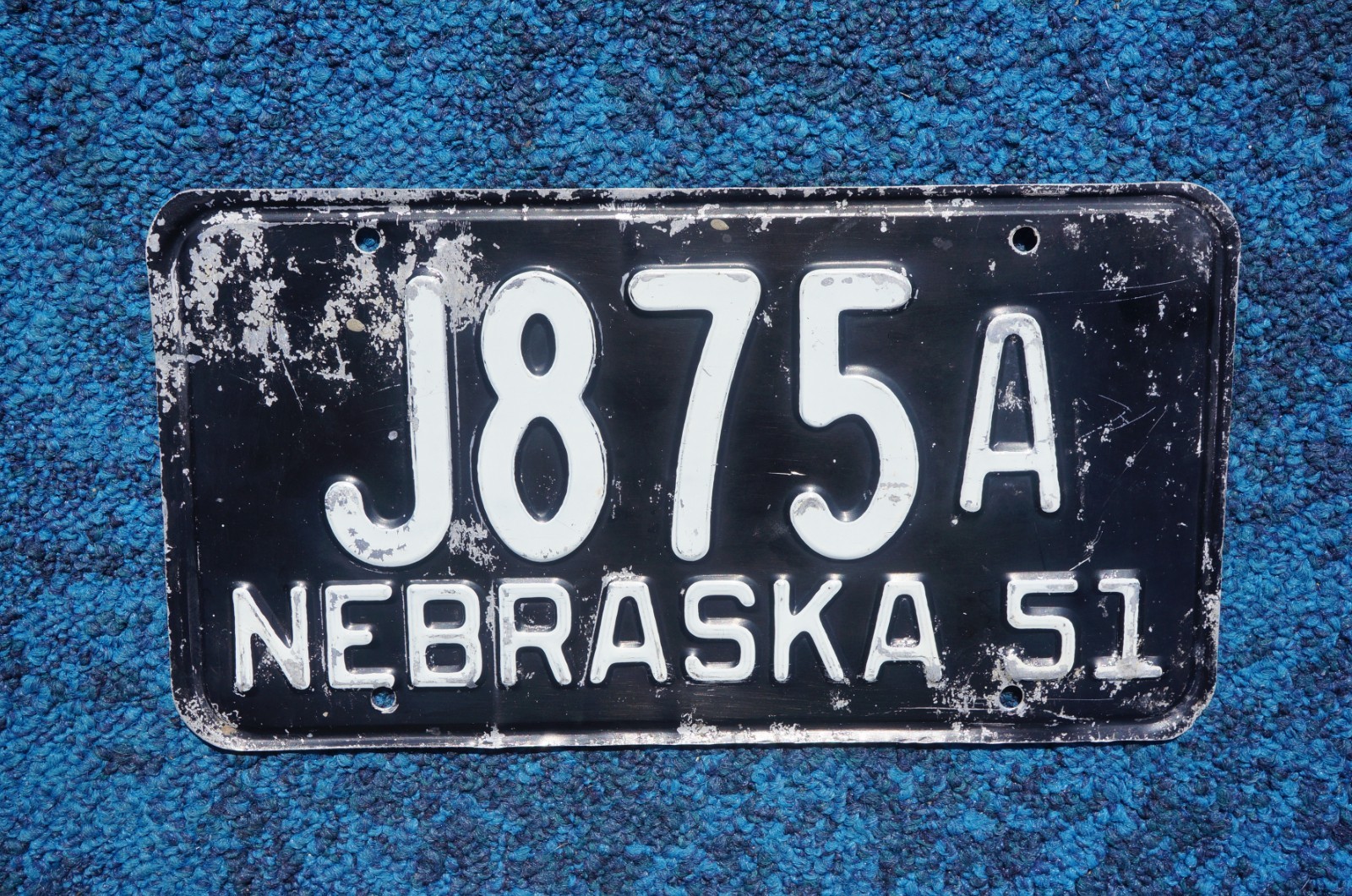 1951 JEFFERSON County NEBRASKA License Plate