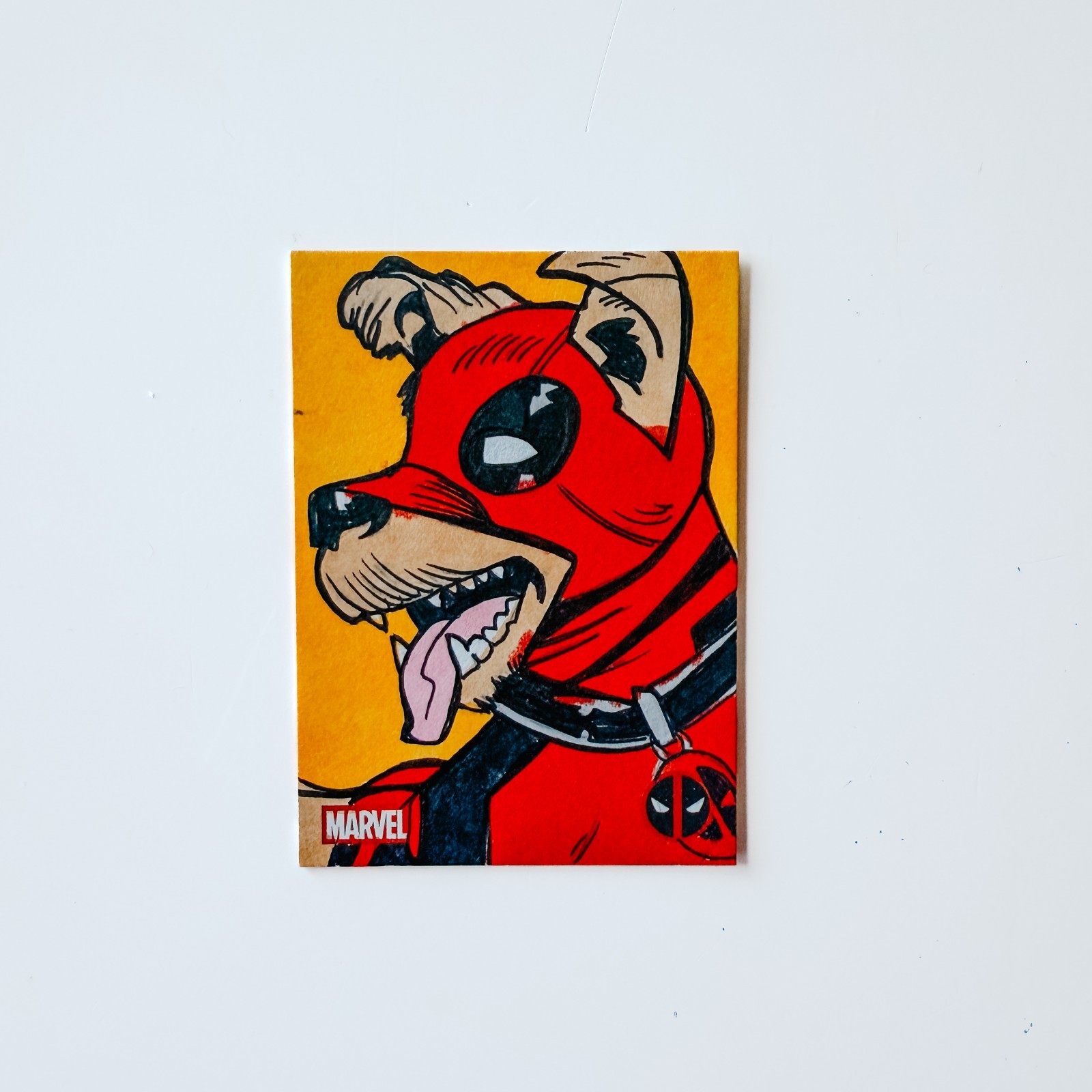 2025 Deadpool DogPool Sketch Marvel 1/1