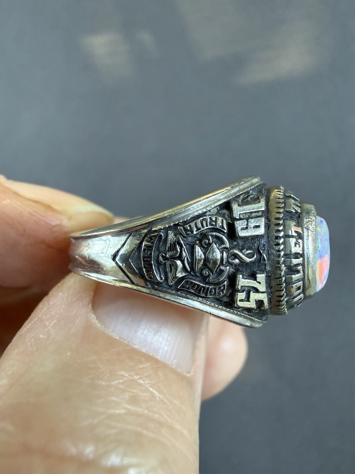 Vintage 1975 Gold Lance 10K (6.5 gram) Ring Joliet Township Central High School
