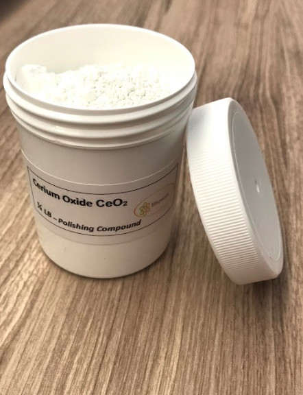 4 OZ - CERIUM OXIDE GLASS POLISH - High Grade Optical Compound 
