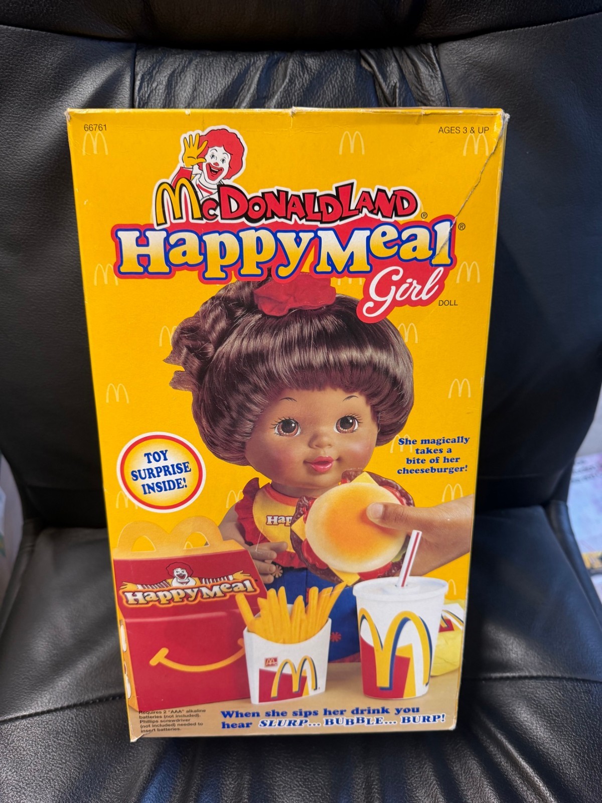 Vintage 1997 Hasbro McDonaldland Happy Meal Girl Doll w/ Box Accessories